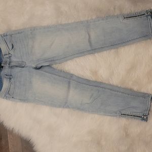 White House Black Market Skinny Drop Light Blue Jeans Size 4